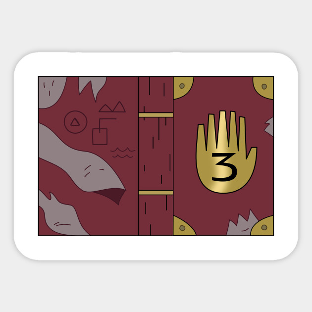 Journal 3 Gravity Falls Gravity Falls Sticker Teepublic