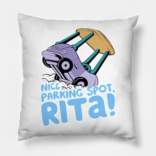 Nice Parking Spot, Rita Pillow