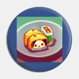 Kawaii Anime Sushi Pin