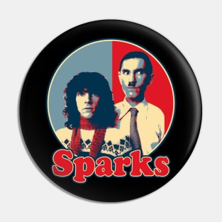 Vintage Music Gift Sparks Original Style Pin