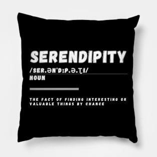 Word Serendipity Pillow