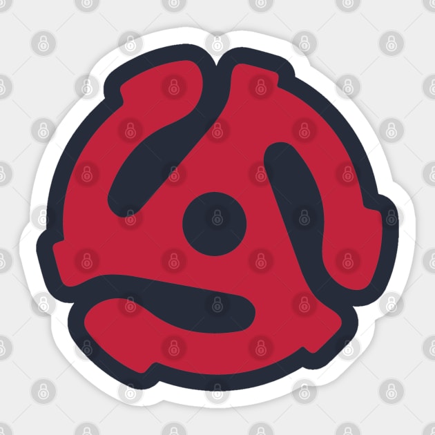 45 RPM Adaptor - 45 Records - Sticker | TeePublic