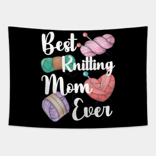 Best Knitting Mom Ever Tapestry