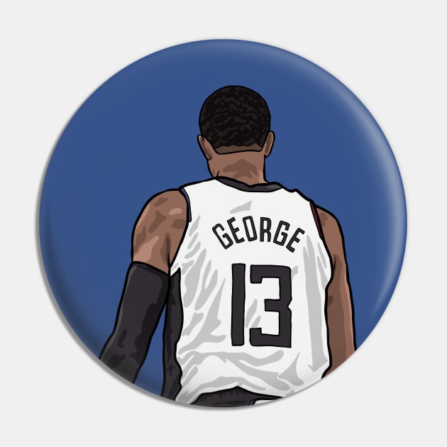 Paul George Back-To Pin by rattraptees