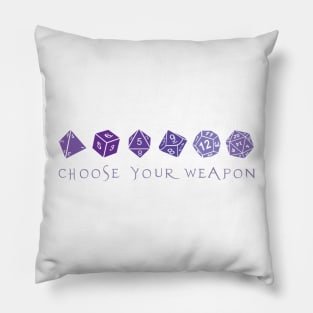 Choose Your Weapon | RPG Pillow