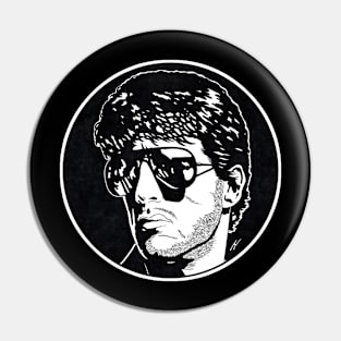 MARION COBRETTI - Cobra (Circle Black and White) Pin