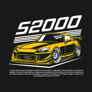 JDM Yellow S 2000 Touge T-Shirt