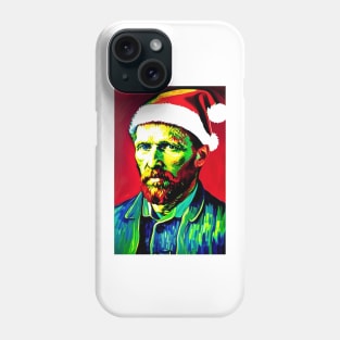 Santa Van Gogh (Celebrity Christmas) Phone Case