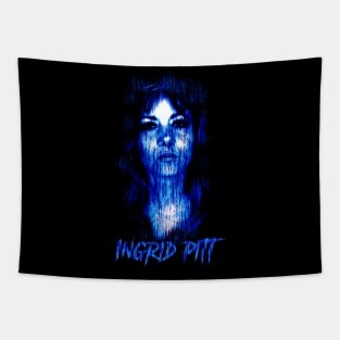 Scream Queen Ingrid Pitt Design Tapestry