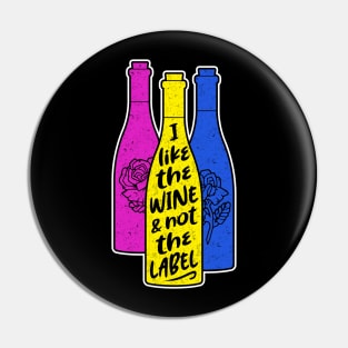 The wine not the label Pin