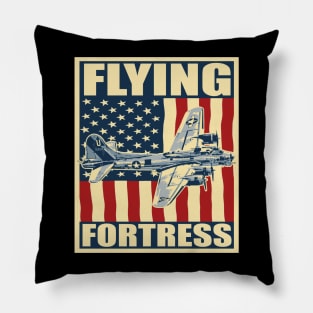 B-17 Flying Fortress Bomber Airplane USAF Aircraft Plane Pillow