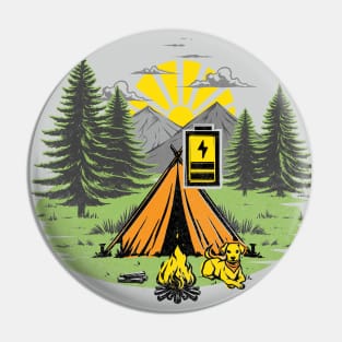 Recharging Offline Camping Dog Pin