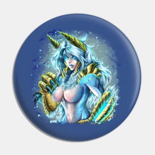 Zinogre girl Pin