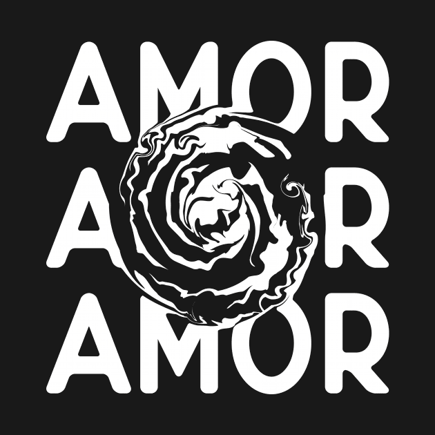 Amor typography white by theMstudio