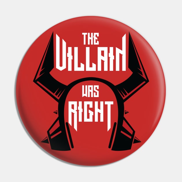 The Villain Was Right Logo New! Pin by The Villain Was Right