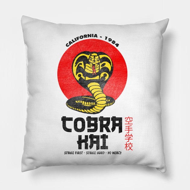 Cobra Kai Pillow by Melonseta