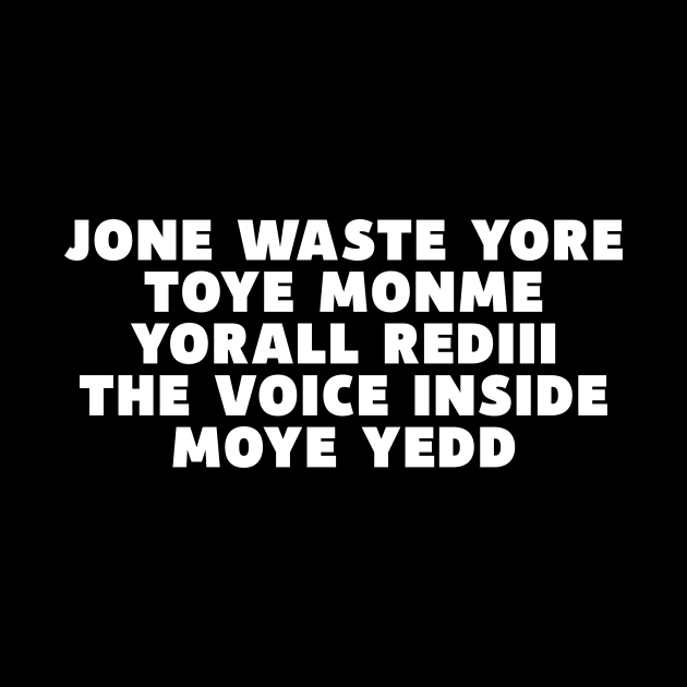 JONE WASTE YORE Funny I Miss You Jone Waste Yore Toye Monme by DesignergiftsCie