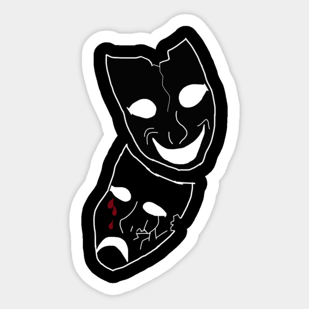 mr happy sad mask