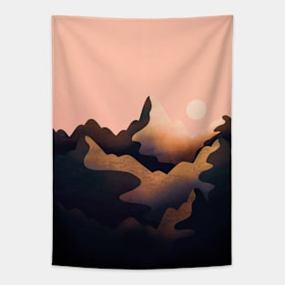 A morning mountain Tapestry