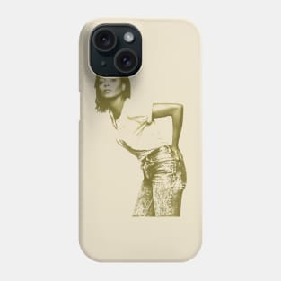 Diana Ross Yellow Vintage 80s Phone Case