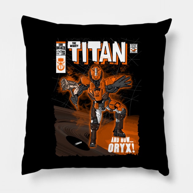 The Mighty Titan Pillow by Sonicdude242