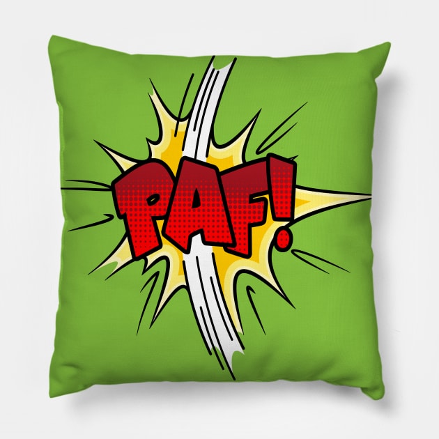 PAF! Pillow by JunkyDotCom