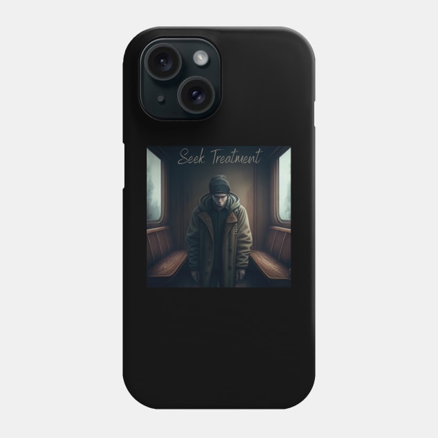 Seek Treatment, lost person Phone Case by Pattyld