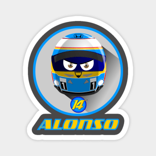 Fernando ALONSO_Helmet 2015 #14 Magnet