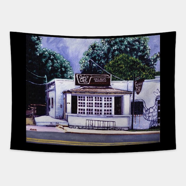 Lupie's Cafe Tapestry by jerrykirk