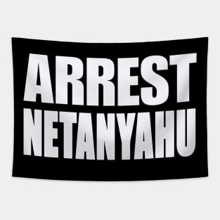 Arrest Netanyahu - White - Front Tapestry