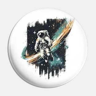 Astronaut explorer Pin