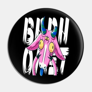 Satanic Cartoon Baphomet Pin