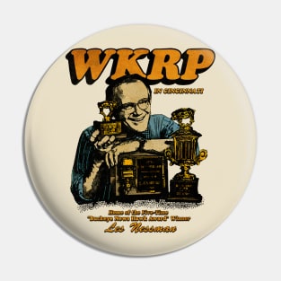 WKRP HOME OF THE FIVE TIME Pin