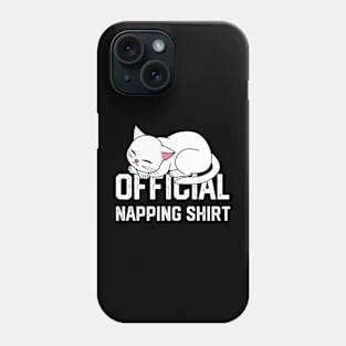 official napping shirt Phone Case