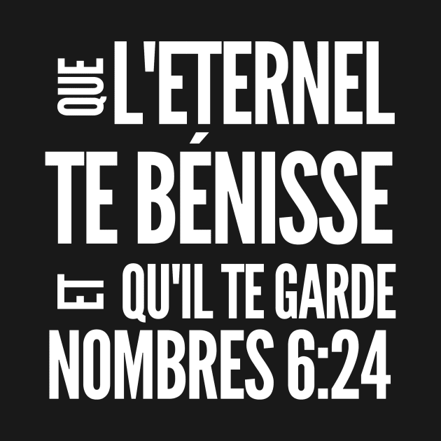 Numbers 6-24 Lord Bless You French by BubbleMench