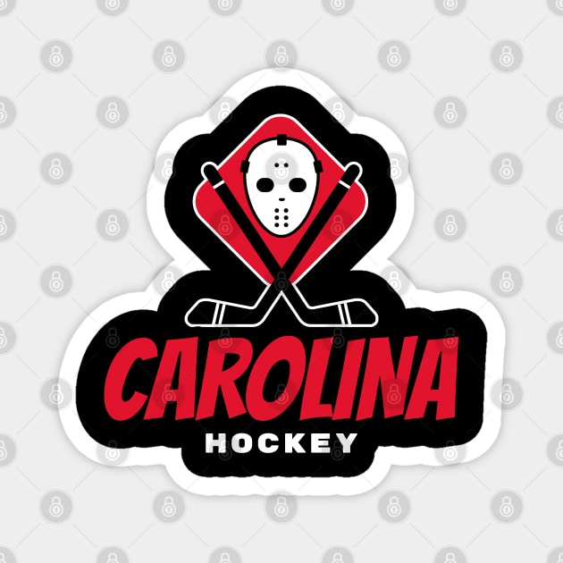 carolina hurricanes hockey Magnet by BVHstudio