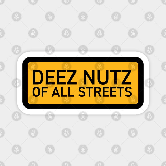 Deez Nutz of All Streets Magnet by tushalb