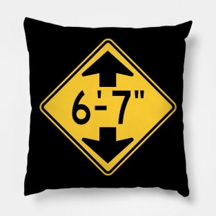 Clearance: 6' 7" Pillow