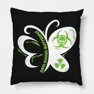 Anti-Social Butterfly Pillow