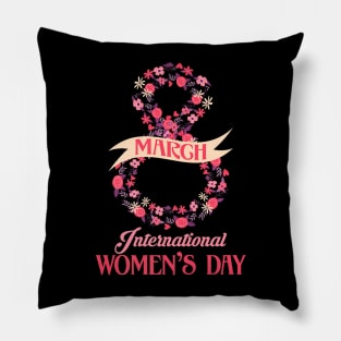 International Womens Day March 8Th Women Pillow