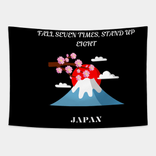 Japanese Pride, Fall seven times stand up eight Tapestry