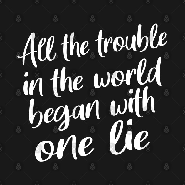 All the trouble in the world began with one lie | Nice Person by FlyingWhale369