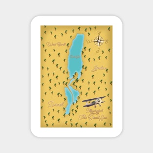 Dead sea map Magnet