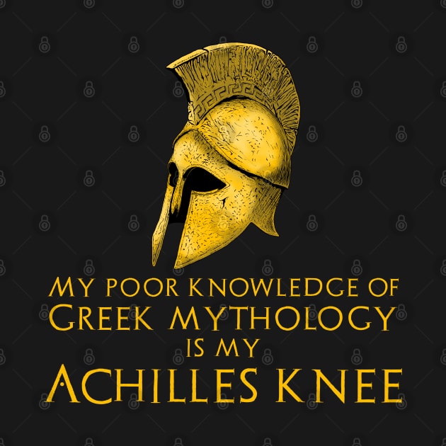 Greek Mythology Trojan War Achilles Knee by Styr Designs