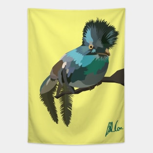 Squawk! Bird of Paradise Tapestry