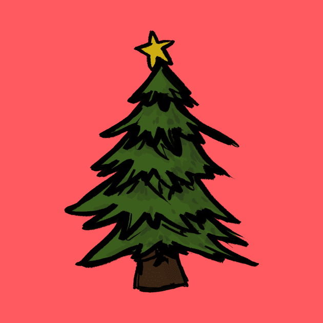 modest christmas tree by yigitbayram