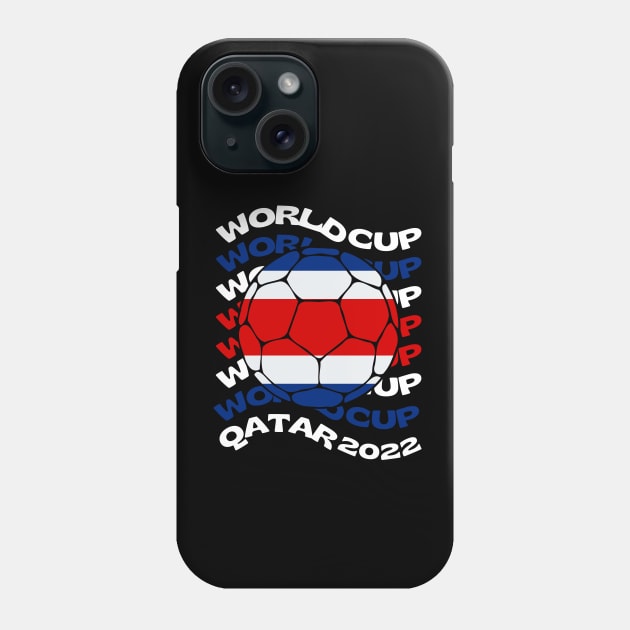 Costa Rica World Cup Phone Case by footballomatic