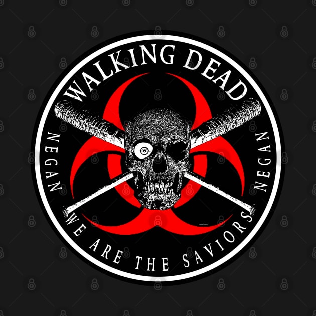 Biohazard Walking Dead  We Are The Saviors Negan Ring Patch by Ratherkool