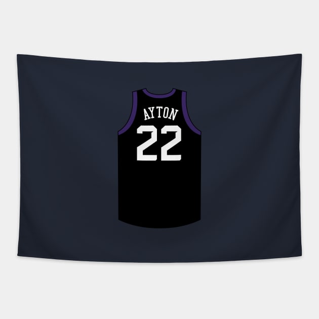 Deandre Ayton Phoenix Jersey Qiangy Tapestry by qiangdade