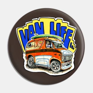 "Van Life" Sticker, Cali Pin